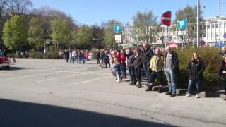 Parade med brannbiler på Kongens Plass [upl. by Everard567]