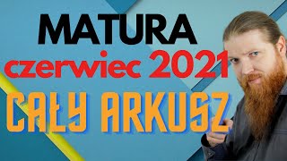 MATURA MATEMATYKA PODSTAWA arkusz CZERWIEC 2021 wszystkie zadania [upl. by Schatz]