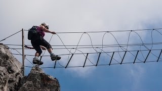 Brunnistöckli via ferrata in Engelberg Swizerland [upl. by Lekar]