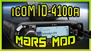 ICOM ID4100A Mars Mod  Extended TX N1RIP0002 [upl. by Reynolds]