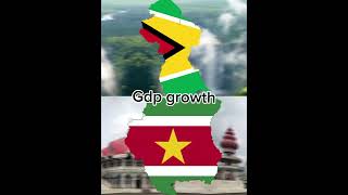 Guyana vs Suriname Viewer Suggestion guyana suriname countrycomparison vs [upl. by Odraleba]