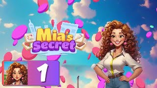 Mias Secret Tile Match Story  Episode 1  Gameplay [upl. by Latsyk]