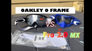 Oakley OFrame Original VS PRO 20 MX review [upl. by Torray322]