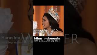 Miss Indonesia The New Miss Supranational 2024 Winner misssupranational missindonesia supra [upl. by Atiuqahs550]