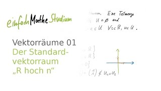 01 Der Standardvektorraum „R hoch n“ [upl. by Nelleoj]