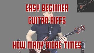 Super Easy Guitar Songs for Beginners How Many More Times [upl. by Bullard771]