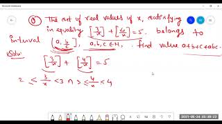 The set of real values of x satisfying the equality  x3 x4​ 5 value of abcabc [upl. by Berenice237]