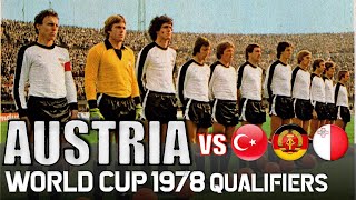 AUSTRIA World Cup 1978 Qualification All Matches Highlights  Road to Argentina [upl. by Namreg634]