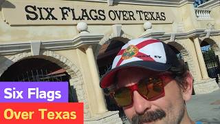 I ESCAPED TO TEXAS Six Flags Over Texas Fun Half Day [upl. by Kenji704]