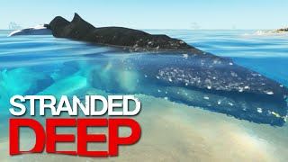 STRANDED DEEP Alpha Gameplay  BALEIA e NAUFRÁGIO [upl. by Darya974]