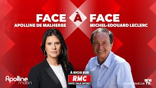 🔴 DIRECT  Linterview intégrale de MichelEdouard Leclerc sur RMC [upl. by Anaitit]