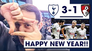 Son 손흥민 Fires Spurs Into New Year Tottenham 3  1 Bournemouth MATCHDAY EXPERIENCE [upl. by Haidadej195]