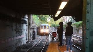 NYC Subway Manhattan bound R68 Q Train entering Newkirk Plaza [upl. by Wendye957]