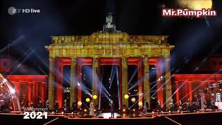 Silvester Feuerwerk 2020 2021 Berlin  Willkommen 2021  ZDF [upl. by Ettedanreb]