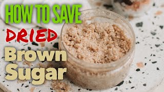 Dried Out Brown Sugar Save it Every Time with this Trick [upl. by Luemas]