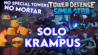 How To SOLO Krampus Revenge with NO SPECIAL TOWERS in TDS [upl. by Eph]