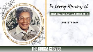 THE BURIAL SERVICE of Norma Baba Lathuillerie [upl. by Dirgis]