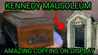 AMAZING COFFINS ON DISPLAY  KENNEDY MAUSOLEUM [upl. by Austine258]