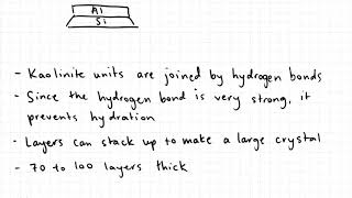33 Kaolinite Montmorillonite Illite [upl. by Elime]