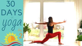 30 DAYS OF YOGA Serenity✨ Day 2 Develop Balance✨Yoga with Heather [upl. by Nivel857]