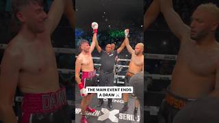 Danny Aarons vs Danny Simpson ends a draw 🤯 misfitsboxing boxing [upl. by Jacqui]