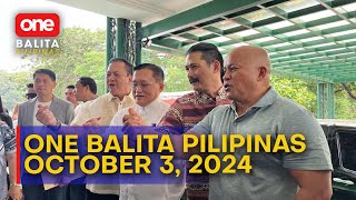 ONE BALITA PILIPINAS  OCTOBER 3 2024 [upl. by Kirven]