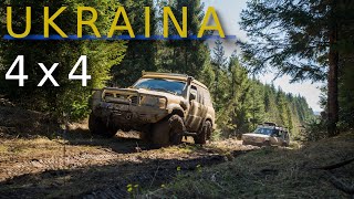 Ukraina najlepsza wyprawa 4x4 Nissan Y61 Toyota Hilux Pajero L200 Land Rover [upl. by Eirelam]