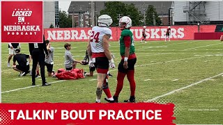 Practice observations from Day 9 of Nebraska football training camp [upl. by Rosabella510]