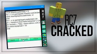 NEW ROBLOX RC7 CRACKED HACK EXPLOIT 2017 [upl. by Celtic]