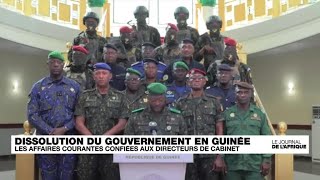 Dissolution du gouvernement en Guinée les directeurs de cabinet en charge des affaires courantes [upl. by Myranda442]