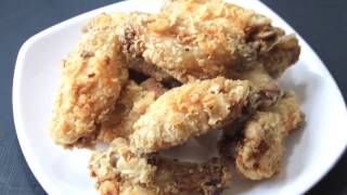 light amp crispy chicken wingsno egg wash needed  Cooking A Dream [upl. by Dorthy]