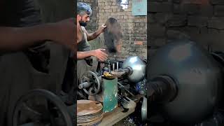 Making Process of Iron Ghamela From Old Oil Drumshortsvideo shortsfeed [upl. by Caty]