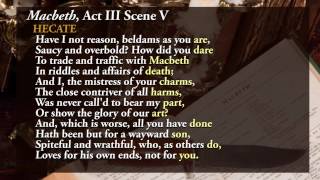 Macbeth Act 3 Scene 5 Analysis [upl. by Ellenaj]