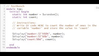 SystemVerilog Interview Question 1  Warm Up [upl. by Randolf237]