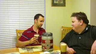 NewCastle Beer in Draughtkeg mini keg review  BeerTender Compatible [upl. by Lednik]