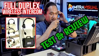 Full Duplex Wireless Intercom Ter MURAH   CAMETV WAERO [upl. by Nelyk]