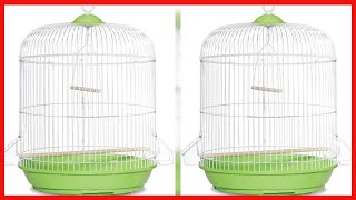 Prevue Hendryx SP31999G Classic Round Bird Cage Green12quot [upl. by Yttig283]