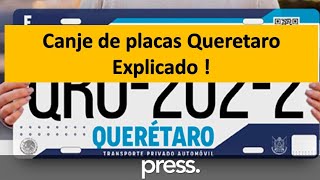 Entrega de placas Queretaro a Domicilio como solicitarlo solución aquí paso a paso placas Queretaro [upl. by Rosinski]