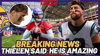 BREAKING NEWS💥💥ADAM THIELEN GETS REAL ON VIKINGS QB JJ MCCARTHY’S ACCURACY AFTER SURPRISING WORKOUT [upl. by Southworth423]