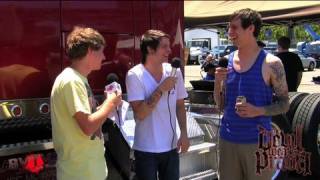 The Devil Wears Prada Interview 1 at Warped Tour 09  BVTV Music [upl. by Notneuq]