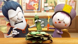 Funny Animated Cartoon  Spookiz World Record Hottest Sandwich Ever 스푸키즈  Cartoon for Children [upl. by Nadine635]