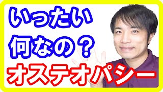 オステオパシーとは？どんな施術で何を改善しているのか説明します【都城 整体】 [upl. by Ratcliff563]