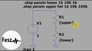 LTspice tutorial  EP3 param and step directives [upl. by Eveineg]