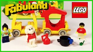 LEGO Fabuland 3641 Car and Camper with Paulette Poodle from 1985 [upl. by Woodhead]