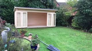 The Palmako Ines 2 Bifold Door Summerhouse from Cabins Unlimited [upl. by Hayifas813]