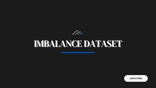 Imbalance Dataset  Under sampling  Oversampling detail [upl. by Anahsohs216]