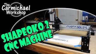 Inventables Shapeoko 2 CNC Machine  Assembly and First Project [upl. by Gibun]