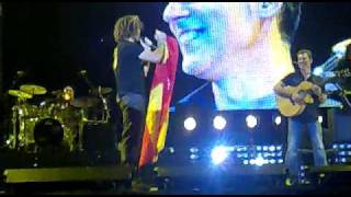 David Bisbal CANCION DEL MUNDIAL concierto calasparra 5sept2010 [upl. by Einniw]