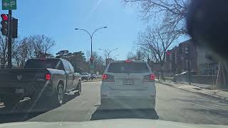 Car Ride Montréal Gouin Street Full Of History😃 [upl. by Eanert635]