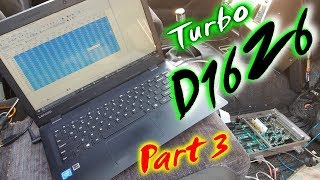 Turbo D16Z6 Civic Build Part 3 of 3  Crome Tuning [upl. by Adirahs]